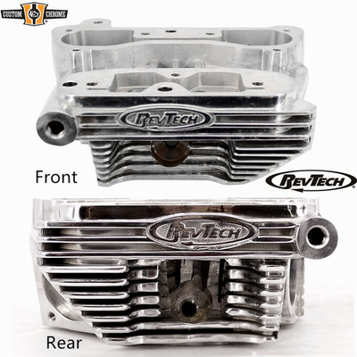 Polish Front & Rear Cylinder Heads Assembly Fit For Revtech 110'' Motors