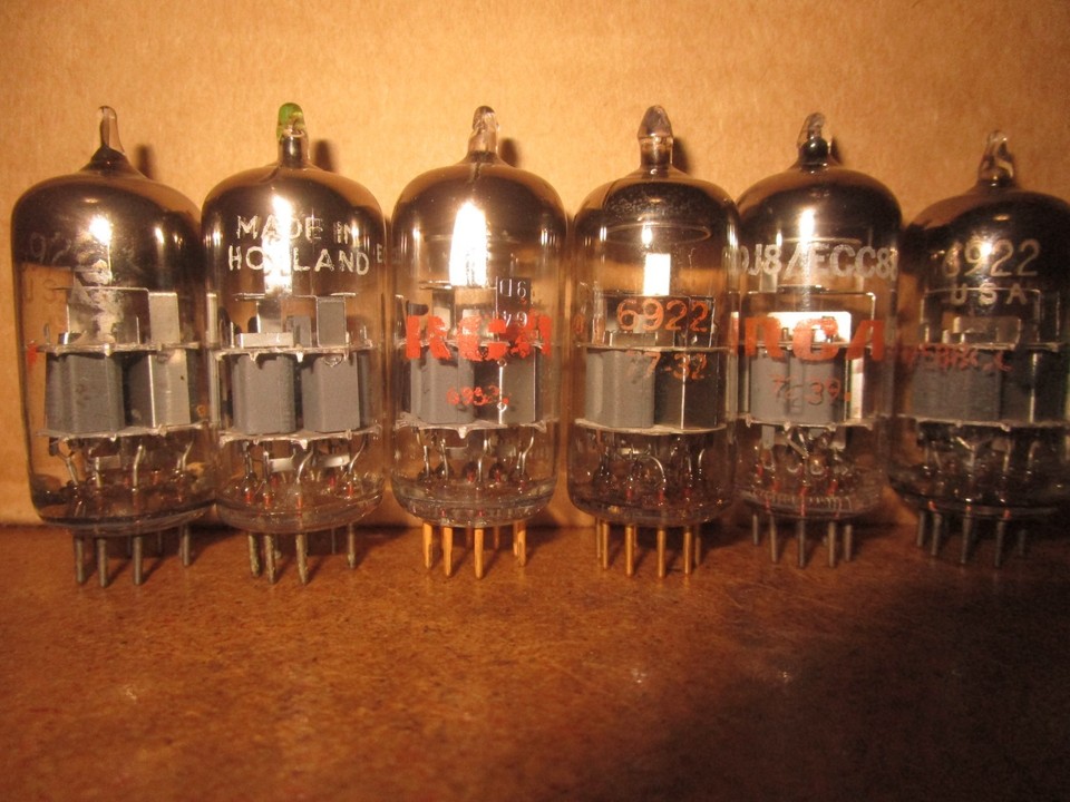 (9) NOS to Strong RCA, Amperex & Other 6DJ8/6922 Some Goldpin Audio ...