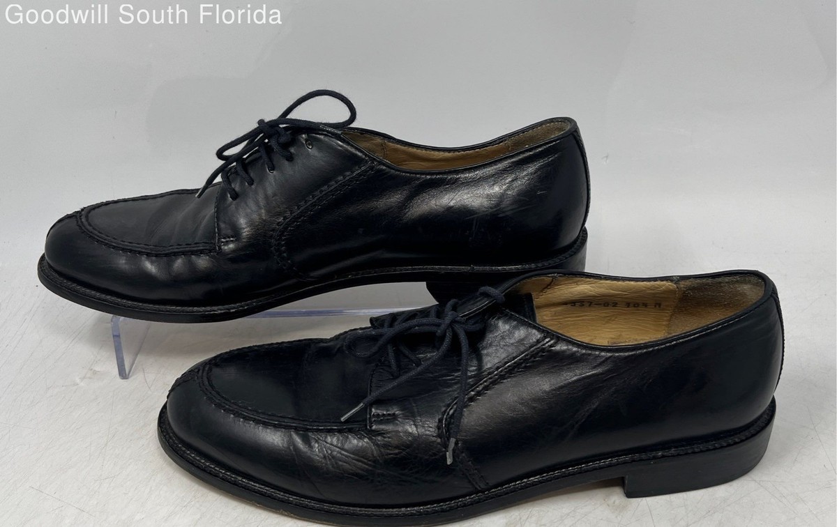 Pronto Uomo Black Leather Oxford Dress Shoes 9M il_fullxfull.2265415864_ozy7.jpg main image 4