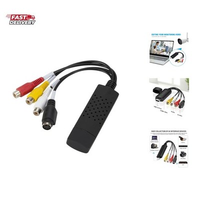 VHS to Digital Converter,USB 2.0 Video Converter Capture Card,RCA to USB Audi...