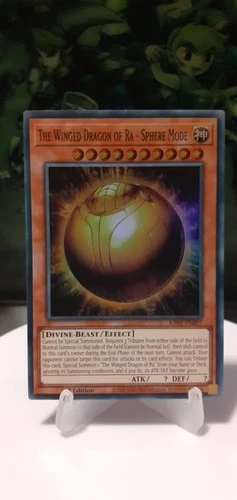 The Winged Dragon of Ra - Sphere Mode SUPER RARE 1st Ed VLP RA01-EN007