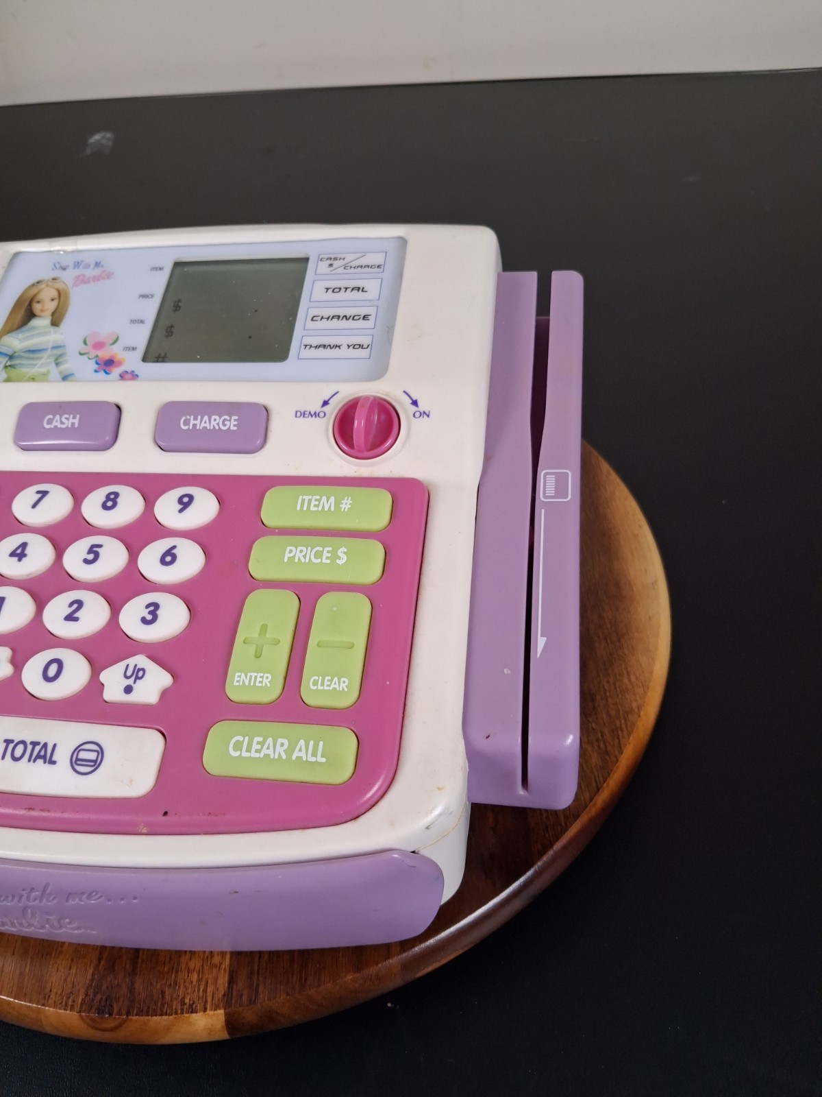 как выглядит Vintage Shop With Me Barbie Cash Register For Parts As Is Untested фото