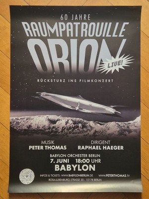 Filmplakat 60 Jahre Raumpatrouille Orion * Babylon Berlin Poster * Größe A1