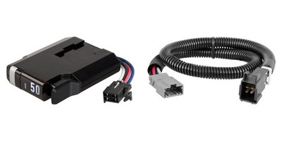 CURT Triflex Next Trailer Brake Controller w/ Custom Wiring Harness 51146 51392