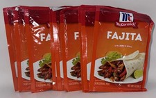 9 Packets McCormick FAJITA Seasoning Sauce Mixes 1.12 oz (31g)