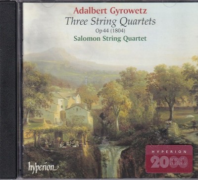 ADALBERT GYROWETZ SALOMON STRING QUARTET - Gyrowetz: 3 String Quartets Op 44