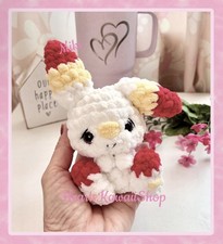 MADE 2 ORDER: Adorable SCORBUNNY Pokemon Plush Amigurumi Crochet Stuffed Animal