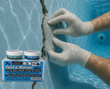 POOL MARINE SPA Epoxy Putty - REPAIR CRACKS LEAKS SPLITS ALL FIX H2O WATERPROOF