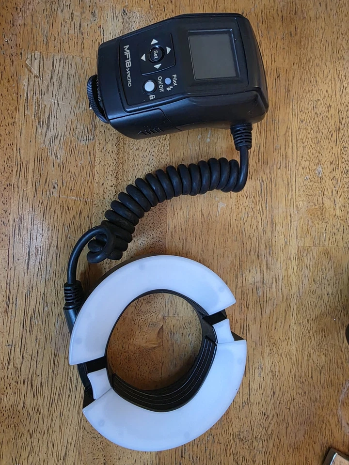 Nissin MF18 Macro Ring Light Flash for Canon. Excellent - Image 2 of 2