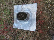 Pitched Roof Lead Flashing 17" x 18" with 5" opening Gas Flue