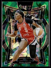 2025 Panini Select WNBA #1 Dana Evans Green Ice Prizms