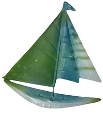 Sailboat Stake Decor-Yard Outdoor Decoration  23   NEW  See Below  SHIPS IN 24 HOURS