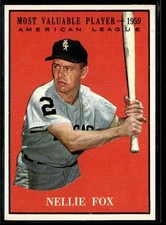 1961 Topps Nellie Fox EX/MT Set Break #477