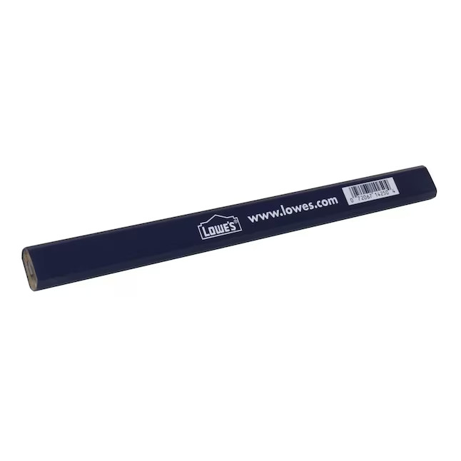 Lowe's Carpenter pencil Blue Pencil