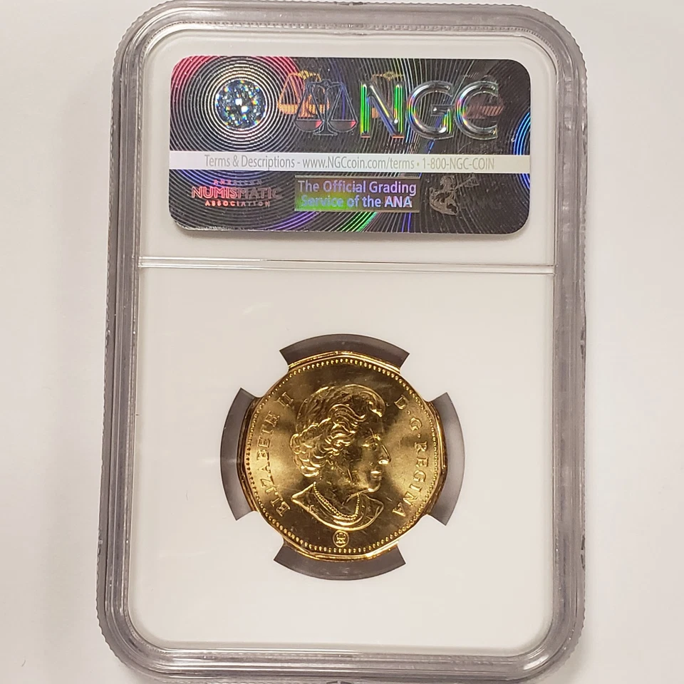 2009 $1 Canada Montreal Canadiens 100th - Commemorative - NGC MS 66 - SKU-Q2384 - Image 2 of 4