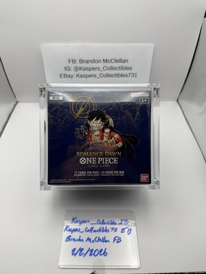 one piece romance dawn blue bottom booster box One Piece OP-01 Romance Dawn (Blue Bottom) Factory Sealed Booster box