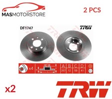 BREMSSCHEIBEN SATZ PAAR VORNE TRW DF1747 2PCS A FÜR ALFA ROMEO 145,146,155