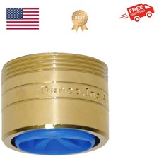 10478 1.5 GPM Dual Thread Water-Saving Aerator, Polished Brass