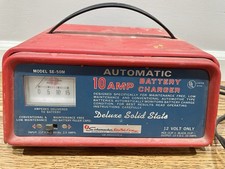 Schumacher Se-50m 10amp Automatic Battery Charger Solid State Tested Usa