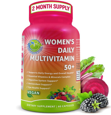 Women'S Daily Multivitamin 50 plus - Vegan Methylated with Biotin - EXP 12/2027
