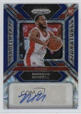 2023-24 Panini Prizm Sensational Signatures Blue 24/49 Markquis Nowell Auto 14t3