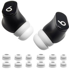 Double Flange Earbud Tips Compatible with Beats Studio Buds  Fit Pro, 6 Pairs