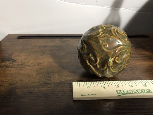 Ceramic Textured Glass Ball - Picture 2 of 3
