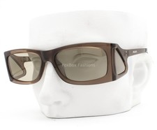 Prada Sunglasses Polished Transparent Mud Brown SPR B03 16W-5J2 with Case