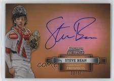 Steve Bean Bowman 2012 Gold Refractor /50 Auto