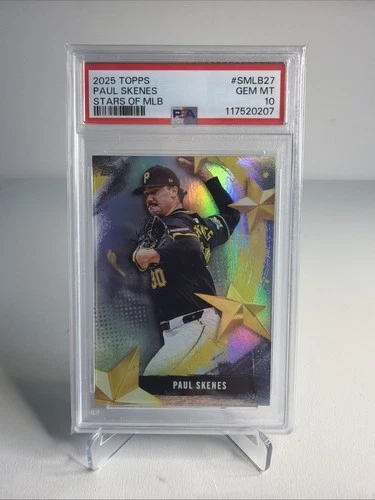 2025 Topps Stars Of MLB Paul Skenes #SMLB-27 PSA 10 GEM MINT