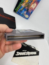 Snake's Revenge (Nintendo, NES, 1990) W/ Box + Manual Authentic Tested Working