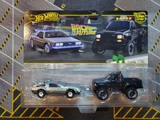 New 2026 Hot Wheels 2 Pack Back To The Future Time Machine 1987 Toyota Pickup