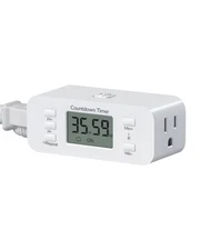 DEWENWILS 36-Hr Digital Timer Outlet w/Daily Repeat & Memory, Auto On/Off