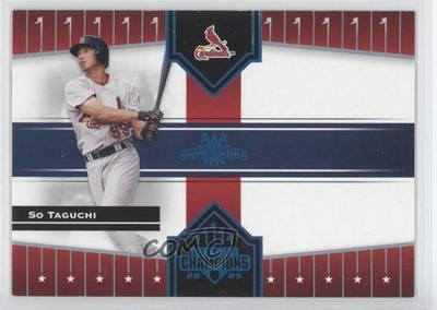2005 Donruss Champions Blue Impressions 92/100 So Taguchi #310 0c2