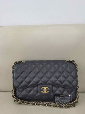 Chanel Classic Double Flap Jumbo CF Bag Gold Hardware Black Leather[Duties Paid]