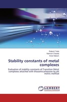 Rakesh Tada (U. A.) | Stability Constants Of Metal Complexes | Taschenbuch