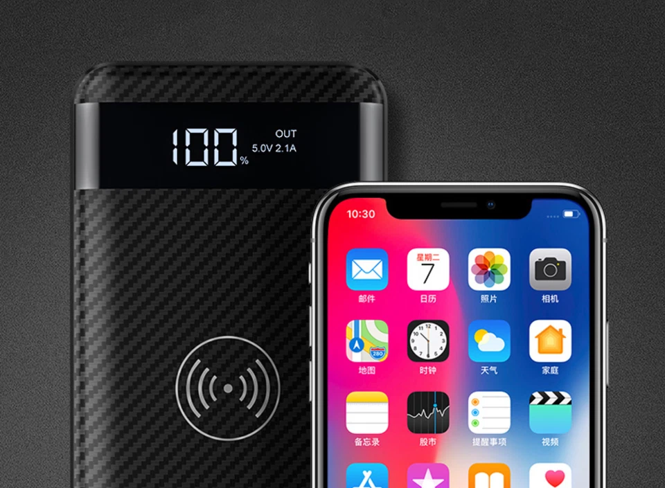 Cargador Portátil POWERADD PRO, Banco de Alimentación 20000mAh con Pantalla LED, PD 20W Rápido Foto 2 de 4