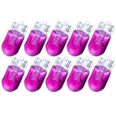 10x Purple W5W T10 168 194 192 193 2825 Step Light Lamp Halogen Bulbs ...