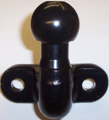 Towbar Parts - High Reach Al-Ko Style 50mm Towbar Flange Tow Ball - Black