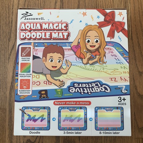Aqua Magic Doodle Mat Cognitive Letters Mess Free Water Mat For Drawing