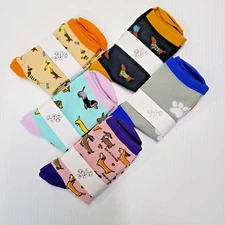 Dachshunds Wiener Dog Unisex  Crew Socks New Novelty Fashion