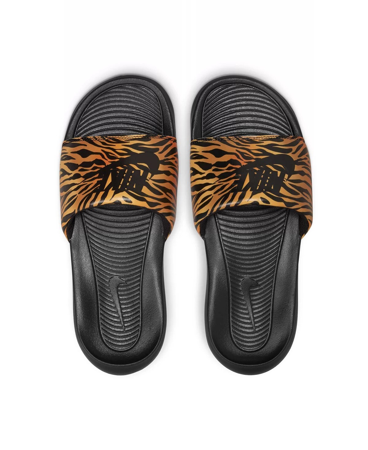 APL Nuovo! NIKE ~Taglia 9~ Victori One sandali da donna con stampa animalier scarpe aperte