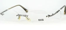 FreudenHaus 365-02 Atlanta GUNMETAL EYEGLASSES GLASSES RIMLESS 49-19-135mm