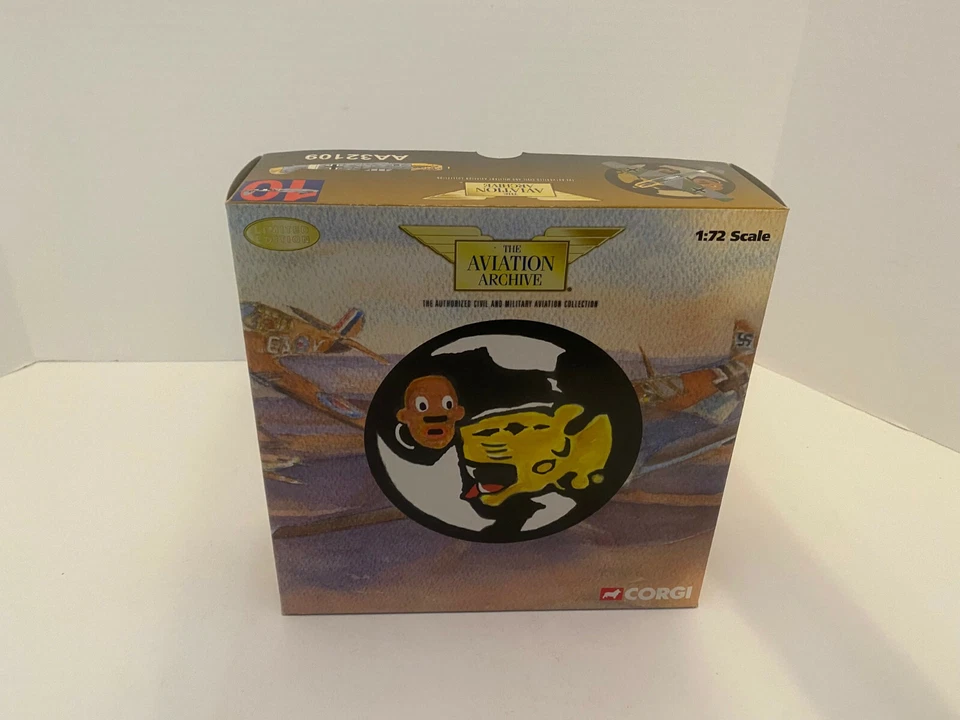 Corgi 1:72 AA32109 Messerschmitt BF 109E Die Cast Model Airplane - Image 2 of 2