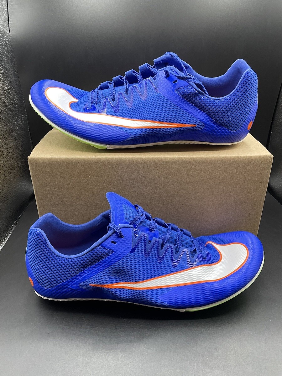 Nike Zoom Rival Sprint Track Spikes Shoes Blue White Mens  display picture 1