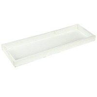 Deko Tablett Holz Weiß Shabby Chic Set 42X14Cm 3Er Pack, 3 StüCk