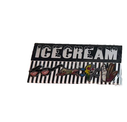 Ice Cream Billionaire Boys Club Pins Pharrell Williams BAPE