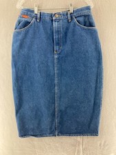 Vintage Wrangler Denim Skirt Girls 16 80s 90s