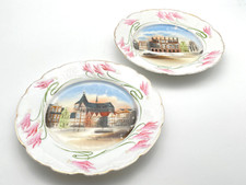 2 Andenken Teller mit Rostock Motiven von Viola Germany - Sammelteller ca. 19cm