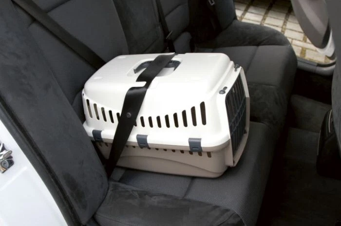 Transporttasche für Haustiere – Creme/Taupe – 45x30x30cm – bis 10kg - Bild 2 von 2